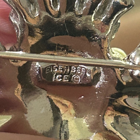 Eisenberg Ice Pearl and Crystal Brooch - Picture 3 of 6